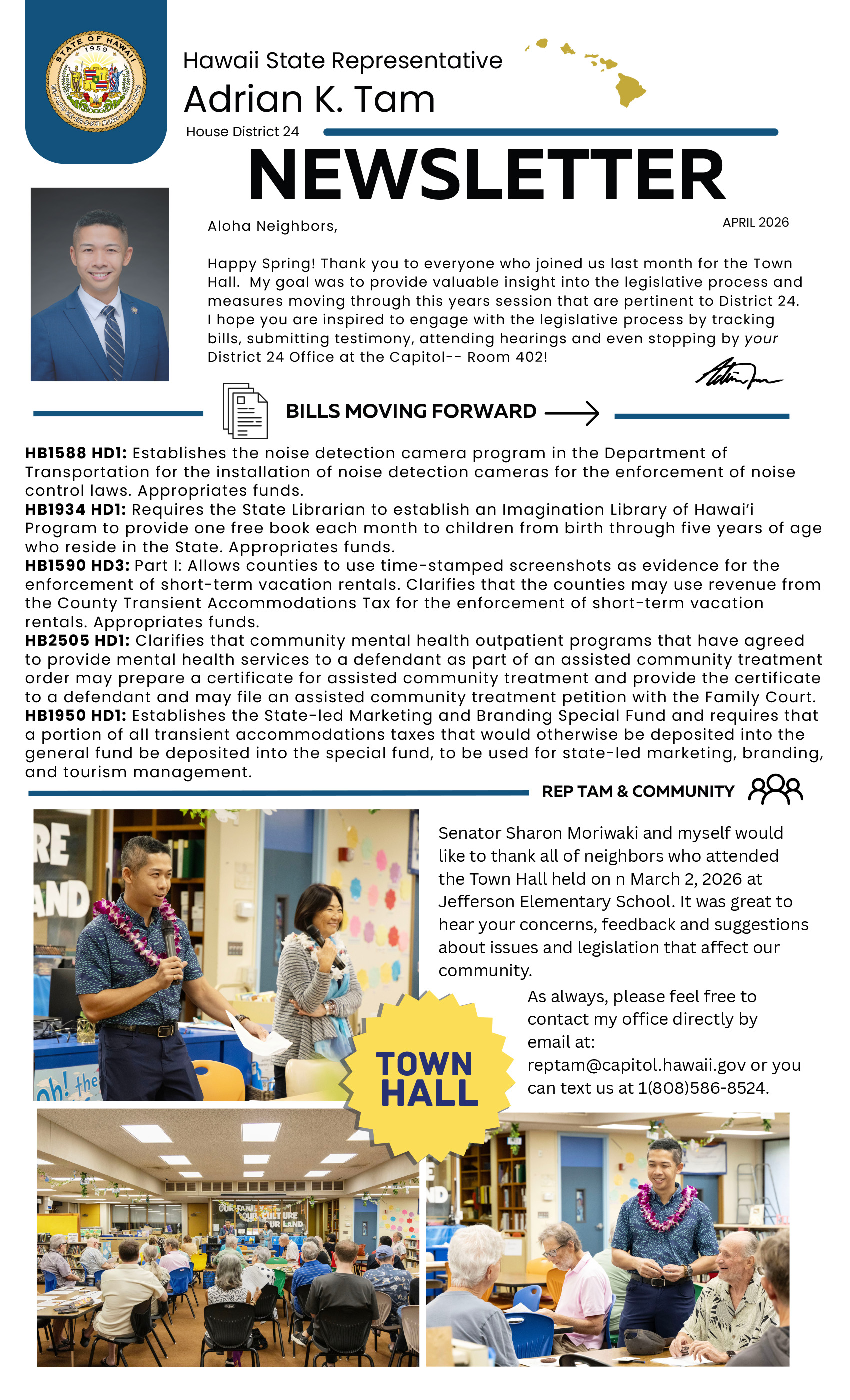 Page 1 of 2 2026 April newsletter